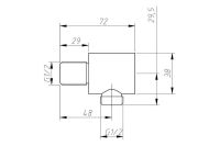 Лот: 23658479. Фото: 2. Шланговое подсоединение AQUANET... Хозтовары