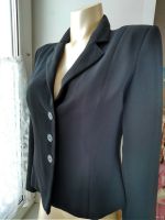 Лот: 15056639. Фото: 2. Черный пиджак 38-40 размер,. Женская одежда