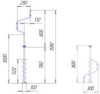 Лот: 8139981. Фото: 4. Ледобур ЛР-100Д Двуручный (100... Красноярск