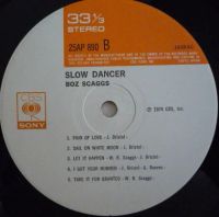 Лот: 19056527. Фото: 4. Boz Scaggs – Slow Dancer. CBS...