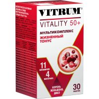 Лот: 23989528. Фото: 2. Витрум Виталити 50+ таб.п о №30. Медицина