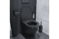 Лот: 23687534. Фото: 3. Унитаз подвесной безободковый... Строительство и ремонт