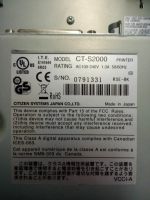 Лот: 7102023. Фото: 2. Термопринтер citizen CT-S2000. Оборудование