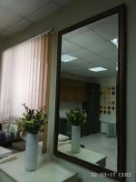 Лот: 9162738. Фото: 3. Зеркало настенное в багете с фацетом... Домашний быт