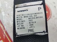 Лот: 20901430. Фото: 2. Ремень безопасности Nissan Qashqai... Автозапчасти