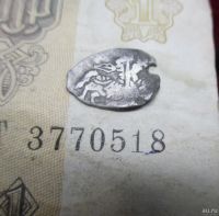 Лот: 17497518. Фото: 2. Чешуйчатая монета (чешуя),серебро. Монеты