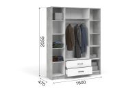 Лот: 25244330. Фото: 5. Шкаф с зеркалом Hoff Чикаго