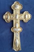 Лот: 16326615. Фото: 2. Старинный напрестольный серебряный... Антиквариат