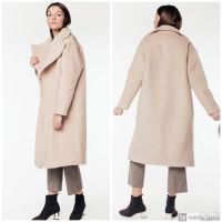 Лот: 13764843. Фото: 2. Новое пальто-кокон (44-46-48 размер... Женская одежда