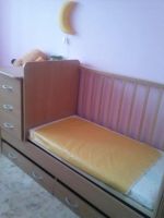 Лот: 8065795. Фото: 2. Кровать - трансформер с маятником... Детская мебель