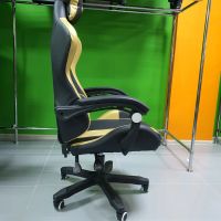 Лот: 16177272. Фото: 2. Игровое компьютерное кресло черно-золотое. Офисная мебель и домашние кабинеты