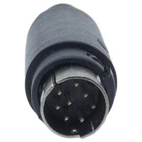 Лот: 22491780. Фото: 2. Разъем mini DIN8M, штекер, на... Радиодетали  (электронные компоненты)