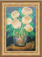 Лот: 20540044. Фото: 3. Картина маслом на холсте Цветы... Ручная работа