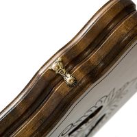 Лот: 14843965. Фото: 3. Нарды резные "Медведь" с ручкой... Красноярск