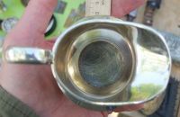 Лот: 17592706. Фото: 6. сливочник,латунь,серебрение, Англия...