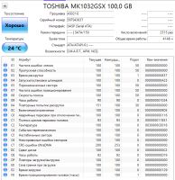 Лот: 20224823. Фото: 3. 100 Gb, 2,5 жёсткий диск Toshiba... Компьютеры, оргтехника, канцтовары