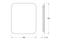 Лот: 24643126. Фото: 3. Зеркало с LED-подсветкой DEFESTO... Красноярск
