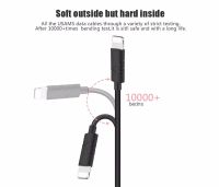 Лот: 9475276. Фото: 4. USB дата кабель USAMS Lightning... Красноярск