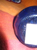 Лот: 15552773. Фото: 5. Графинчик кобальтового стекла