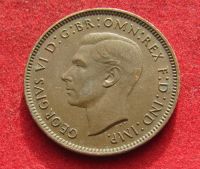 Лот: 21106738. Фото: 2. Великобритания 1 фартинг, 1947г... Монеты