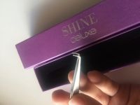 Лот: 12532344. Фото: 2. Пинцет Shine Deluxe ХT slim (японская... Красота и здоровье
