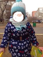 Лот: 5760238. Фото: 3. Шапочка и шарфик для девочки р... Дети растут