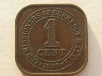 Лот: 10980719. Фото: 2. цент 1939 малазия. Монеты