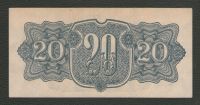 Лот: 16451521. Фото: 2. 20 крон 1944 года. Чехословакия... Банкноты
