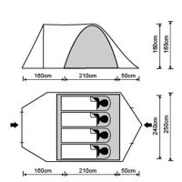 Лот: 7718104. Фото: 3. Палатка (тент) Campack Tent Camp... Туризм, охота, рыбалка, самооборона