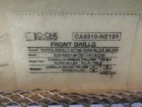 Лот: 18767532. Фото: 6. Решетка C-ONE Toyota Corolla/Fielder...