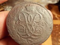 Лот: 15643369. Фото: 3. Редкие 5 копеек 1761 года. Хорошие... Коллекционирование, моделизм