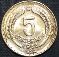 Лот: 11222561. Фото: 2. Экзотика с рубля (12575) Чили... Монеты