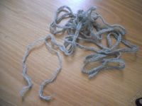 Лот: 5896472. Фото: 3. Пряжа. Серая. Чистошерстяная 100... Ручная работа