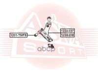 Лот: 24757600. Фото: 2. Рычаг Передний Нижний Левый ASVA... Красноярск