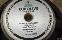 Лот: 10335104. Фото: 2. Behringer 15W400A8 Нч. динамик... Профессиональный звук