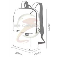 Лот: 12965409. Фото: 3. Рюкзак Xiaomi Trendy Lightweight... Одежда, обувь, галантерея