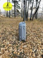 Лот: 15507616. Фото: 6. Высокопрочный серебристый чемодан...