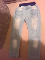 Лот: 5969710. Фото: 2. Джинсы светлые рванные новые. Одежда и аксессуары