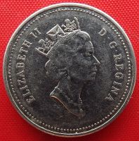 Лот: 3525553. Фото: 2. (№3221-2/LF) 5 центов 1990 (Канада... Монеты