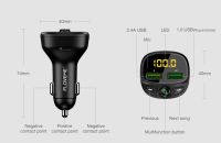 Лот: 15076574. Фото: 2. FM модулятор трансмиттер, bluetooth... Оснащение, оборудование, аксессуары