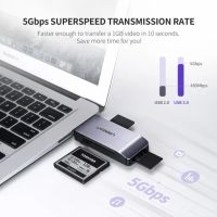 Лот: 21438112. Фото: 4. Картридер UGREEN USB-A 3.0 to... Красноярск