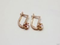 Лот: 13216785. Фото: 3. ЗОЛОТЫЕ СЕРЬГИ 3,43 ГРАММ. Красноярск