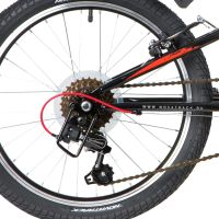 Лот: 15652498. Фото: 8. Велосипед Novatrack Racer 20 голубой...