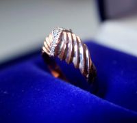 Лот: 25319519. Фото: 6. Золотое кольцо с бриллиантами