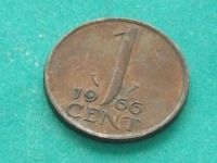 Лот: 11678921. Фото: 2. Монета 1 цент Нидерланды 1966... Монеты