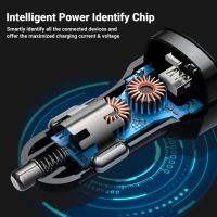 Лот: 21437871. Фото: 8. Автозарядка ACEFAST B4 66W USB-C...