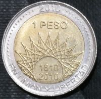 Лот: 14985477. Фото: 2. Экзотика с рубля (20767) Аргентина... Монеты