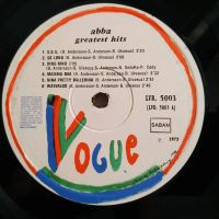 Лот: 19693293. Фото: 3. LP ● ABBA ● Greatest Hits ● {Vogue-France... Красноярск