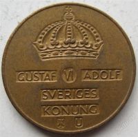 Лот: 1772754. Фото: 2. vz Швеция 2 эре 1965. Монеты