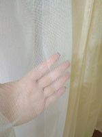 Лот: 10889005. Фото: 2. Штора готовая, сетка, цвет кремовый... Домашний текстиль